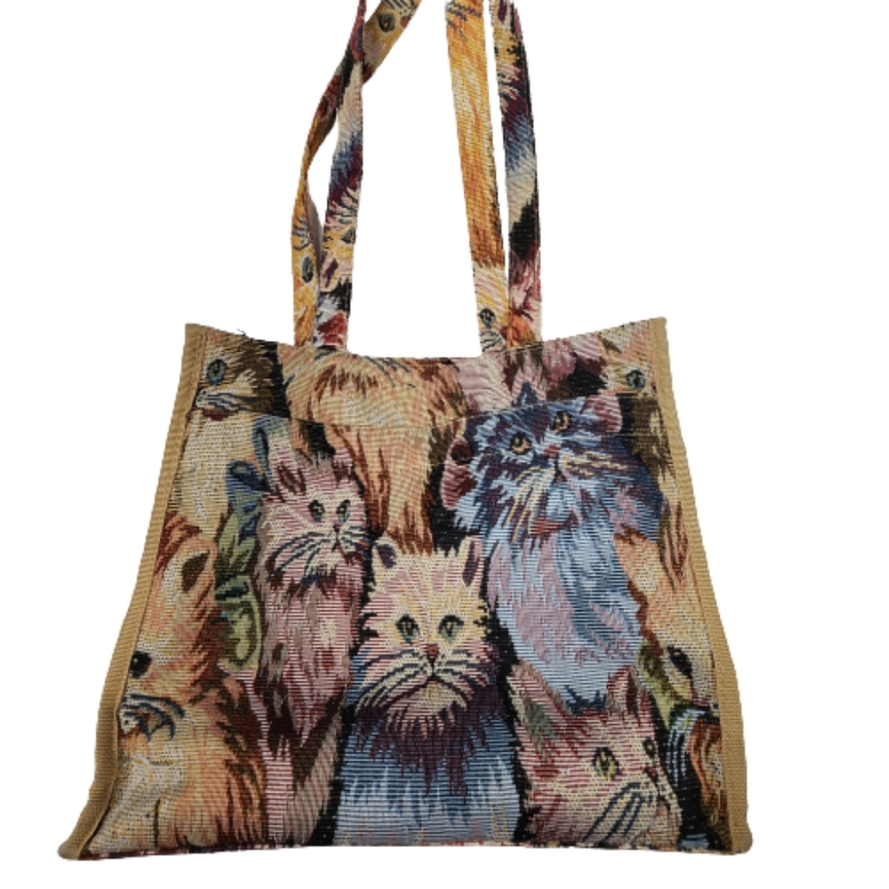 Tapestry Cat Purse